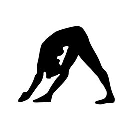 Wallity Yoga 14 Escultura de Pared Negra